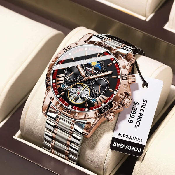 LUXURY WITH STYLE AND ELEGANCE REAL MEN WATCH