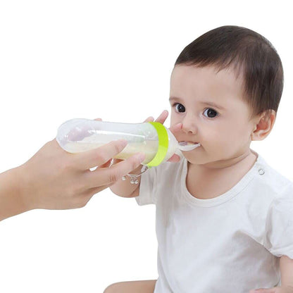 Baby Feeding Bottle With Spoon
